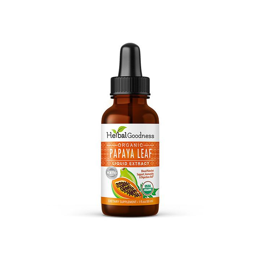 Organic Papaya Leaf Liquid Extract Vitahealth Apothecary