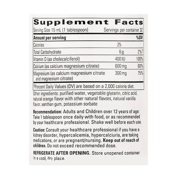 Liquid Calcium Magnesium 1:1 Ca/Mg