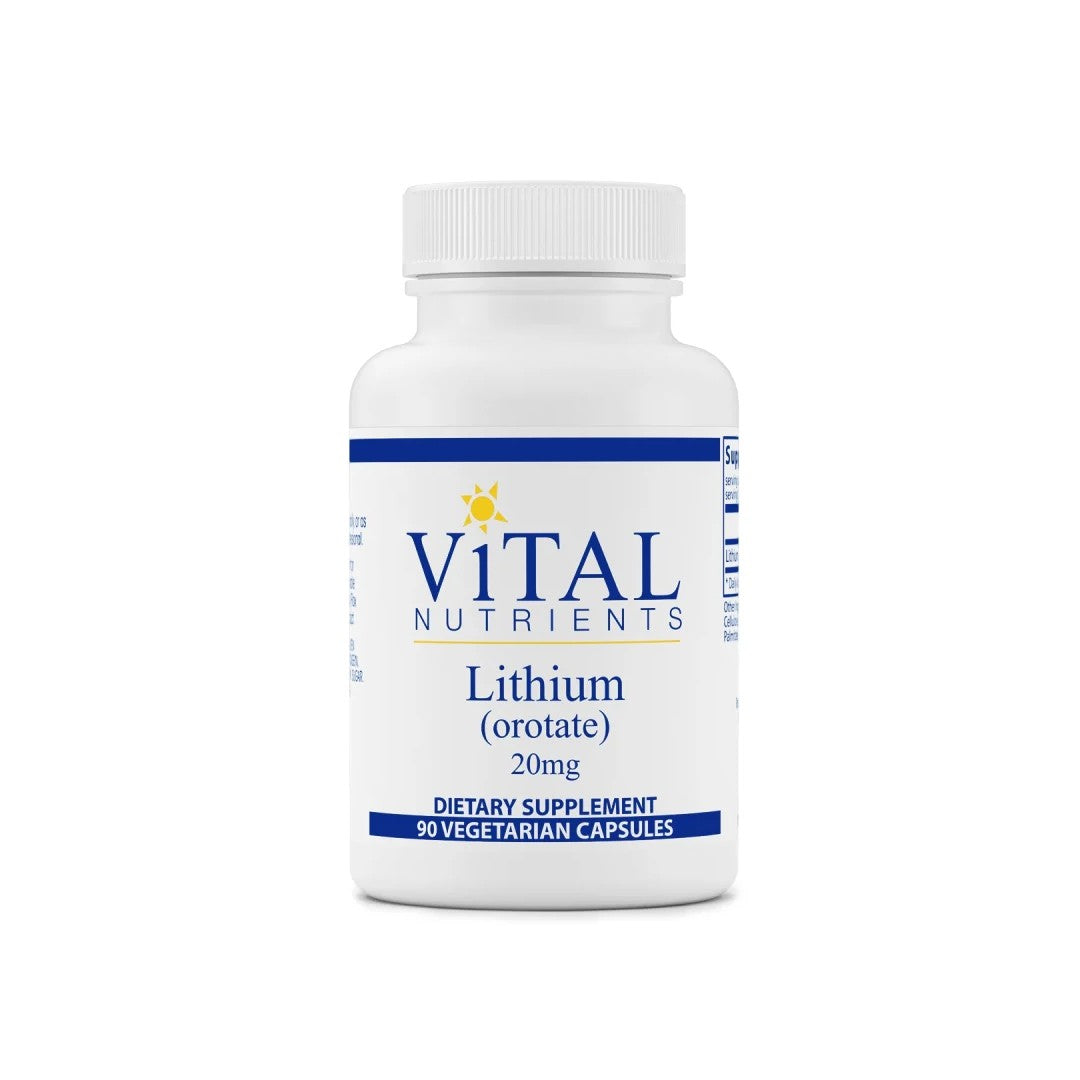 Lithium (orotate) 20mg – Vitahealth Apothecary