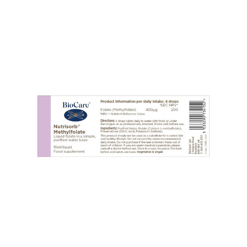 Nutrisorb Methylfolate 15ml