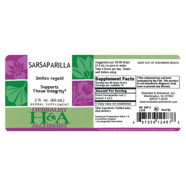 Sarsaparilla 2 oz