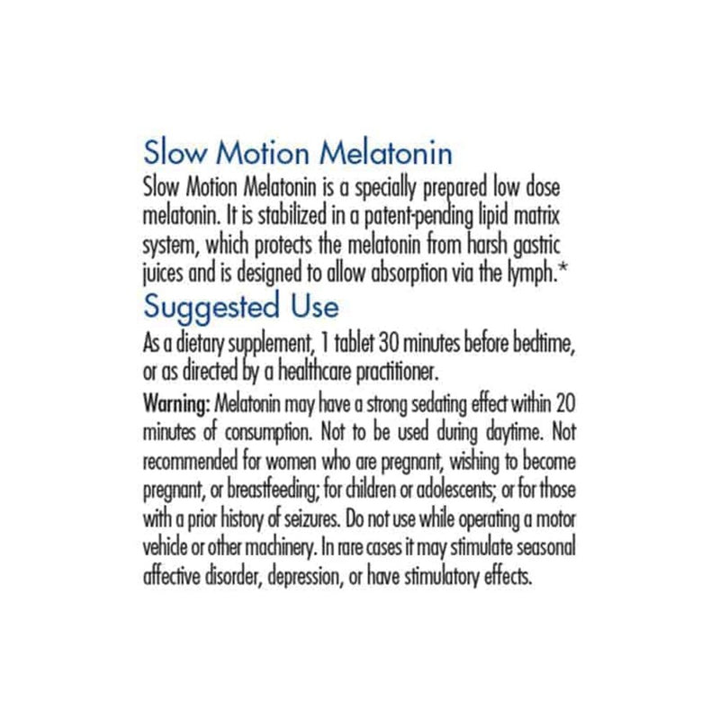 Slow Motion Melatonin