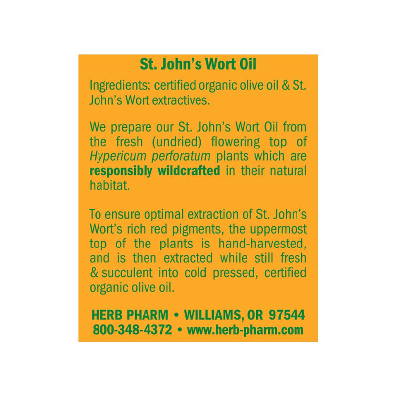 St. John’s Wort Oil